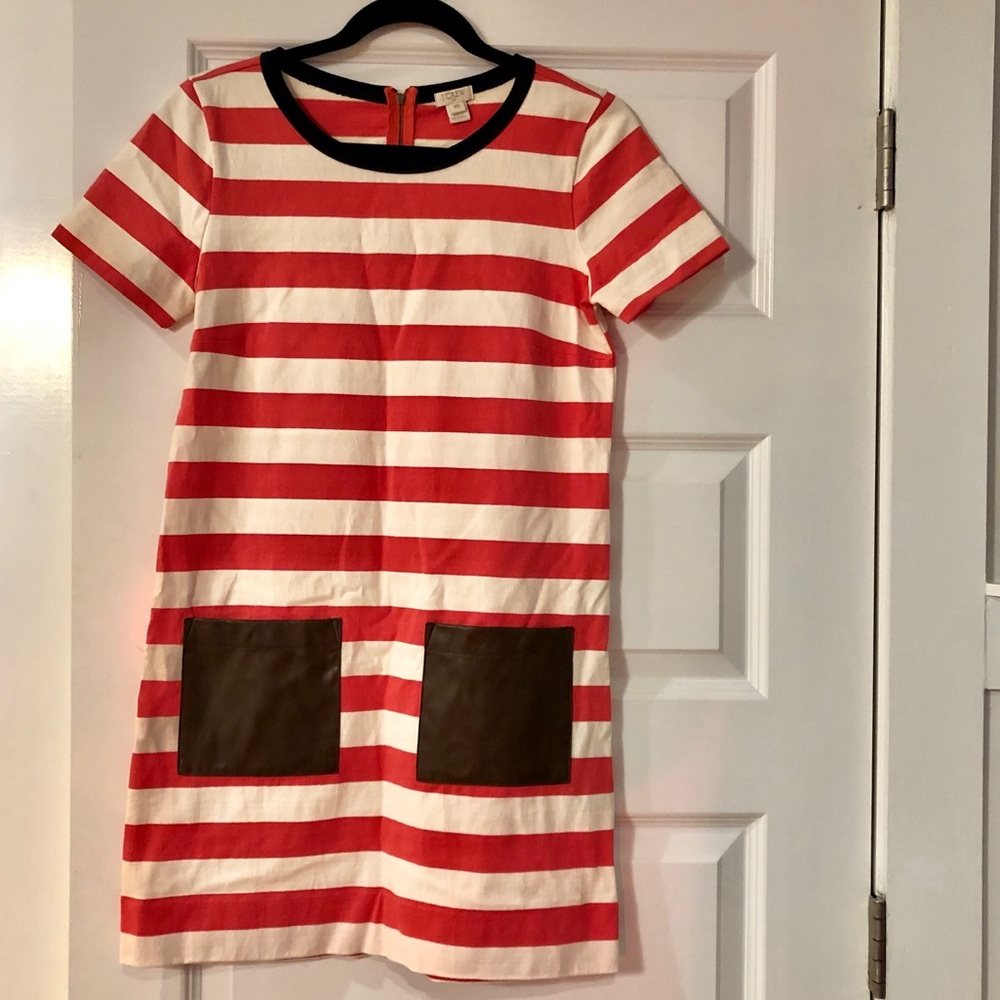 J. Crew Striped T-shirt Dress